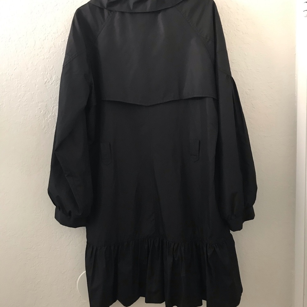 Tuzzi Black Button Down Rain Jacket - image 6